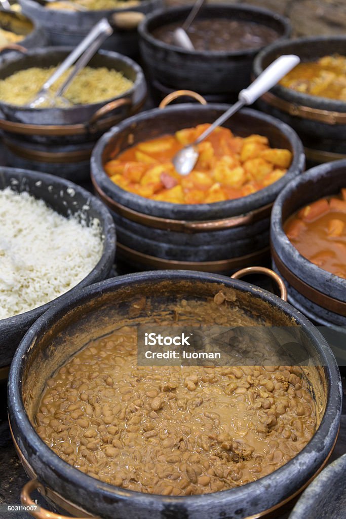 Self-service-restaurant im Bundesstaat Minas Gerais - Lizenzfrei Ansicht aus erhöhter Perspektive Stock-Foto