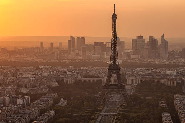 istock Eiffel Tower at Sunset, Paris, France 503117689