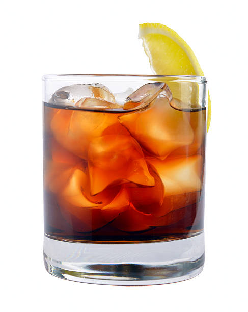 istock cocktail with ice cola whiskey 503118097