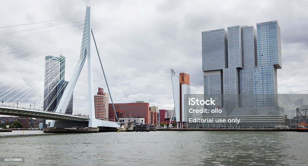 Rotterdam, Wilhelminakade, Kop van Zuid - Foto de stock de Agua libre de derechos
