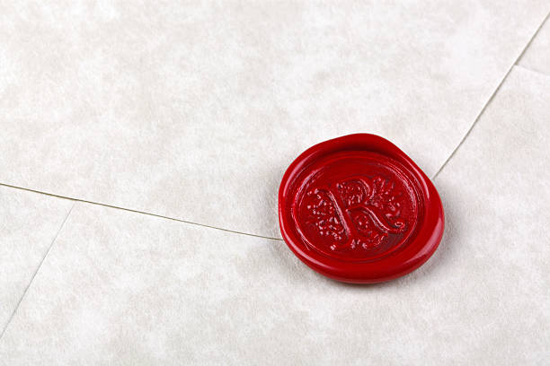 istock Envelope sealed with a red wax seal 503119479