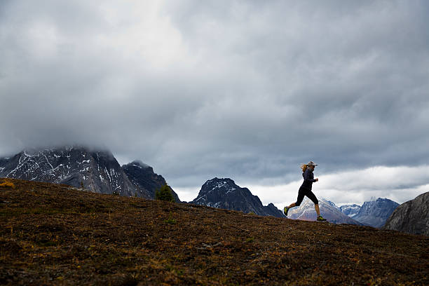 istock Rainy Day Runner Girl 503131124