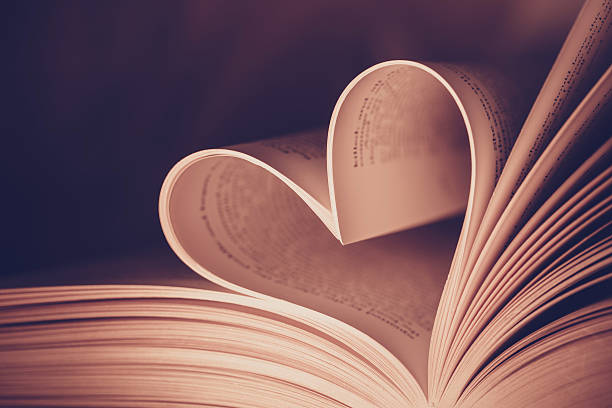 istock Heart book page - vintage effect style pictures 503132114