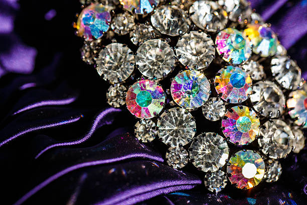 istock brooch with brilliant stones on violet fabric 503132914