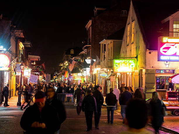 istock Bourbon Street Crowd, New Orleans 503134045