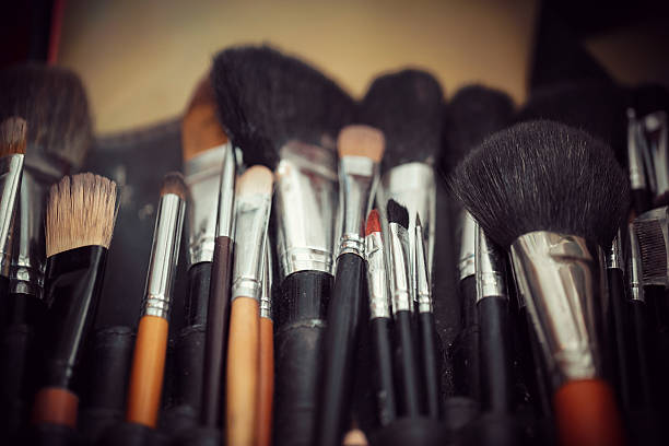 istock multicolored eye shadows with cosmetics brush 503134922