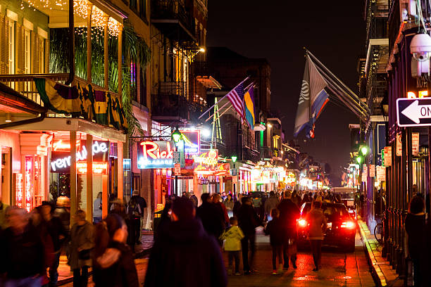 istock Bourbon Street Crowd, New Orleans 503135157