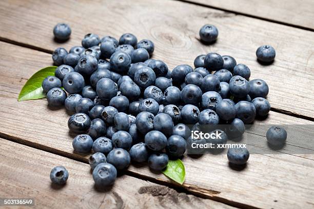 Blueberry Love Stock Photo - Download Image Now - Blueberry, Heart Shape, Table