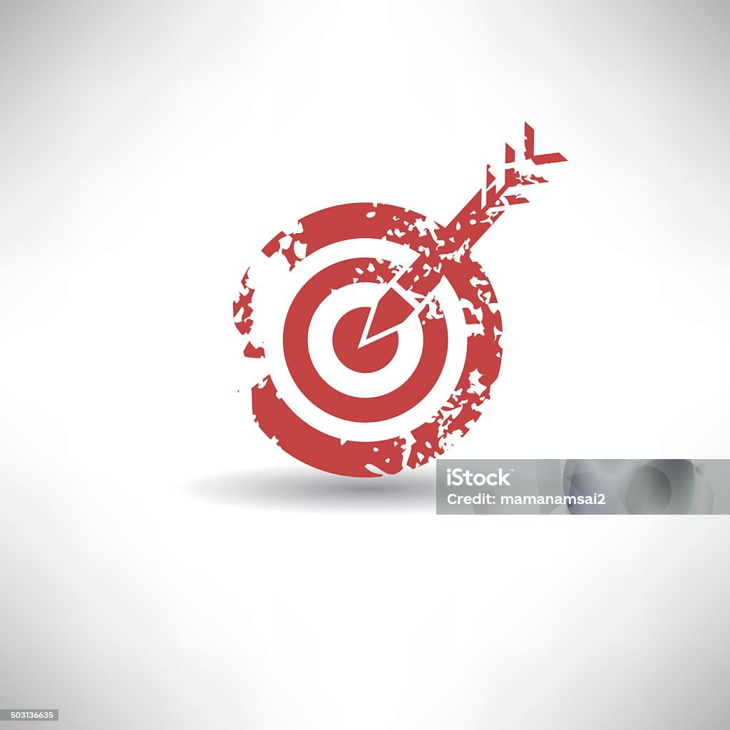 Dart symbol,grunge vector Accuracy stock vector