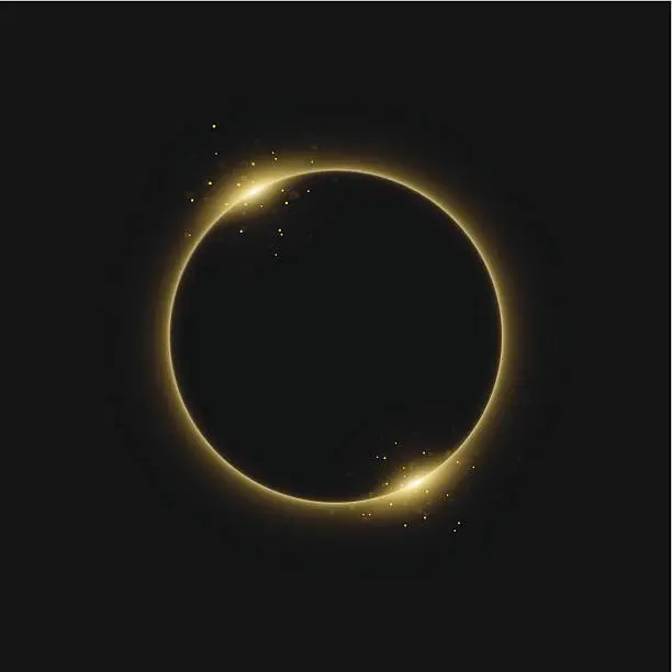 Vector illustration of Solar eclipse