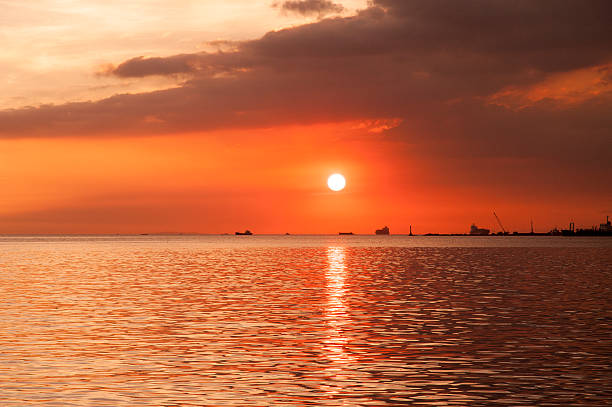istock Beautiful sunset at Manila Bay. 503137298