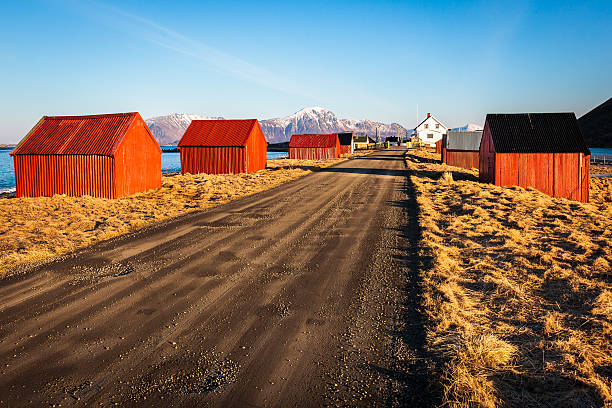 tipical Rouge près de la côte de la Mer de Norvège - Photo