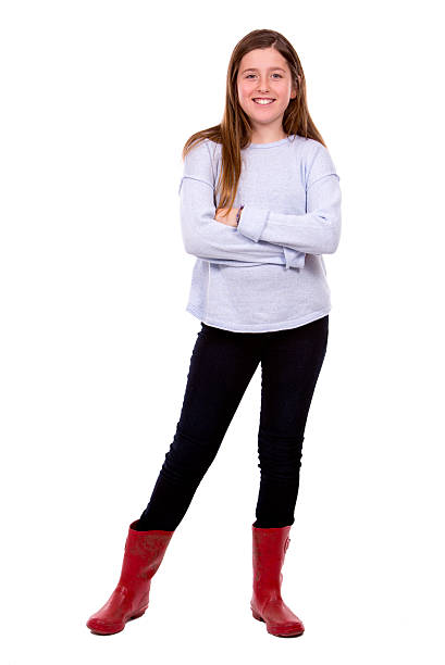 istock caucasian girl on white background 503138196