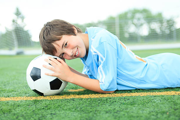 istock Child Football - Ball Head 503138541