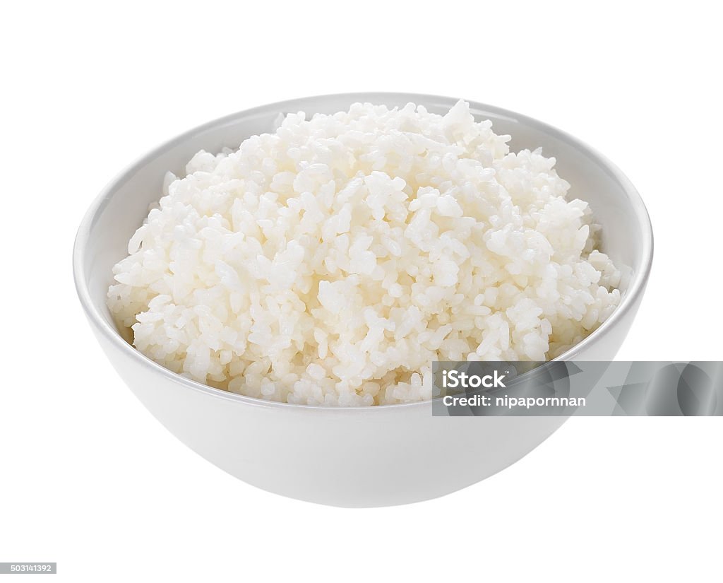 Cơm Trong Một Cái Bát Trên Nền Trắng Hình ảnh Sẵn có - Tải xuống ...