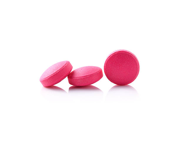 istock Medical pill tablet isolated on white background 503143850