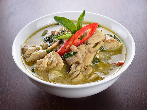 istock Green chicken Curry , Thai cuisine 503144482