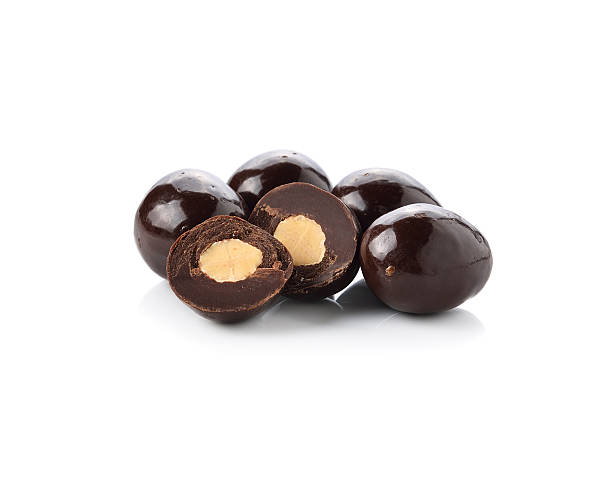 istock chocolate balls isolated on a white background 503144656