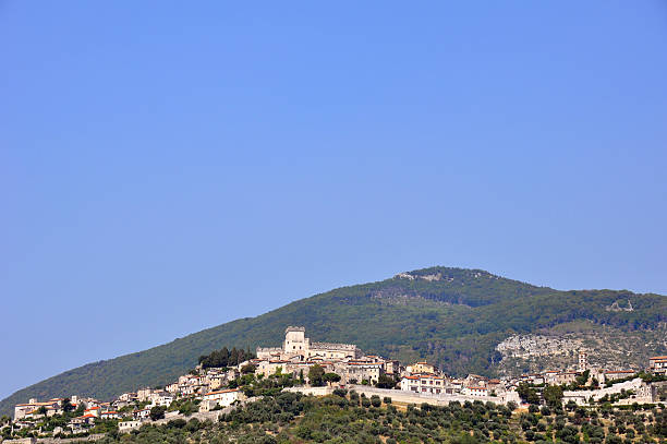 Sermoneta- Old medieval town near Latina, Italy sermoneta stock pictures, royalty-free photos & images