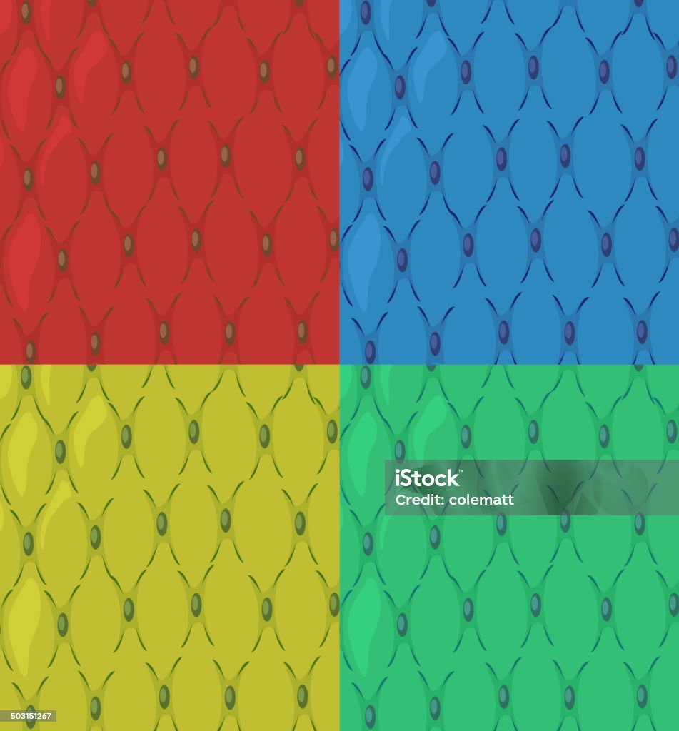 Four Patterns Four Patterns Stock Illustration - Download Image Now - Artist, Blue ...