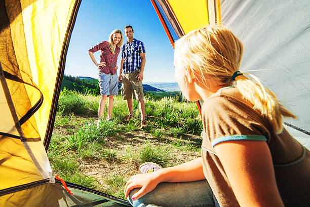 istock Family camping. 503151641