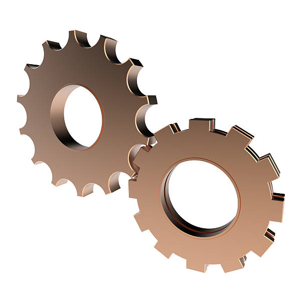 istock 3d cog gear on white background 503151977