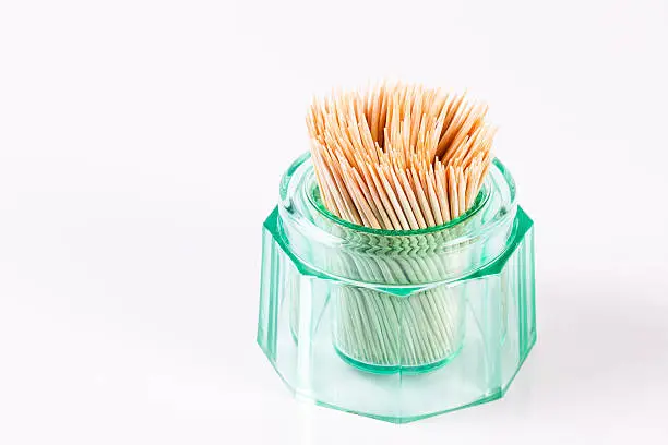 Photo of Toothpick on isolated white background