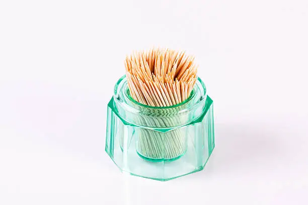 Photo of Toothpick on isolated white background