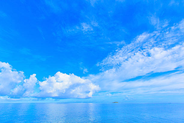 Sea and clouds in Okinawa