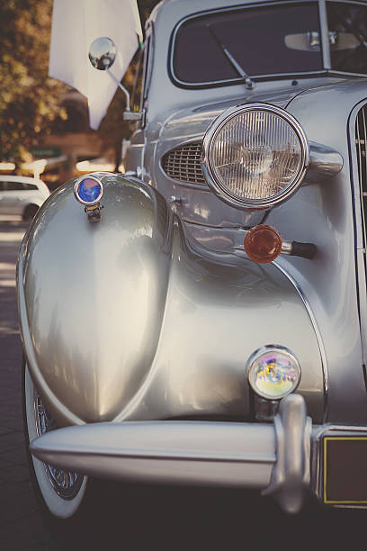 istock Retro postcard of the vintage car 503155126