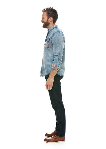 istock Smiling casual man standing and looking away 503156676