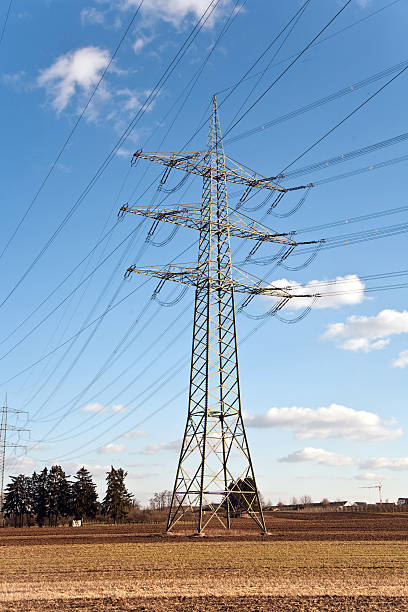 istock electricity tower for energy in beautiful landscape 503156942