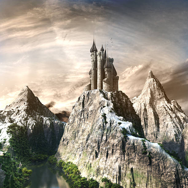 istock Castle in the high mountains 503157766