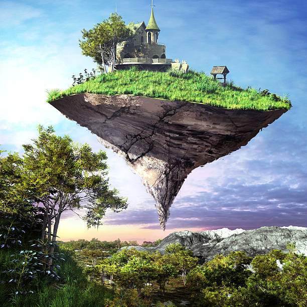 istock Church on the floating island 503158406