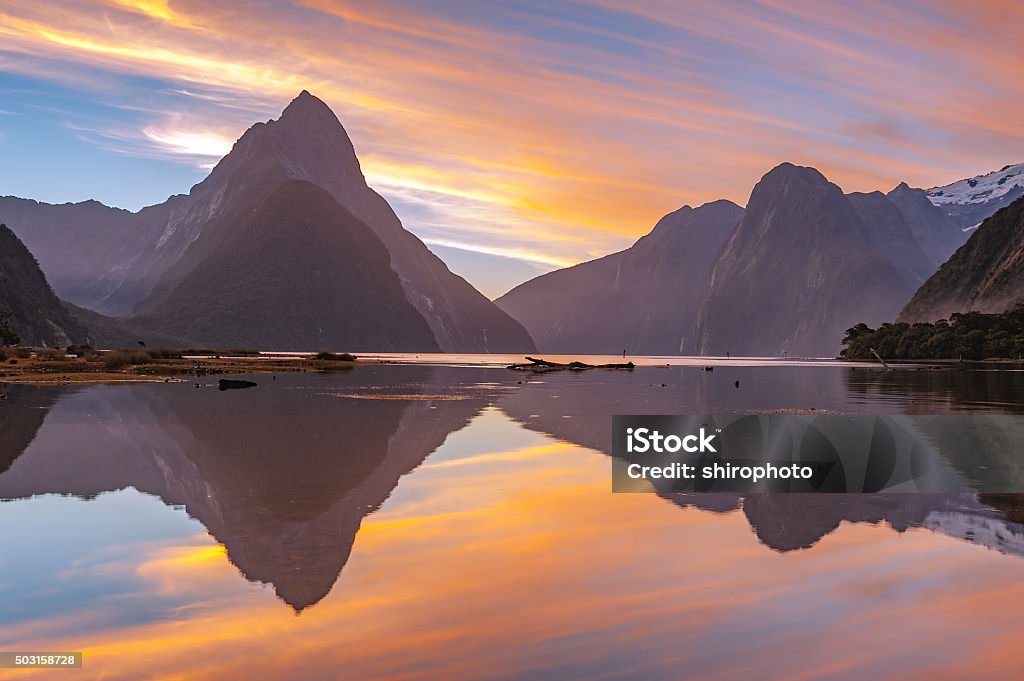 Milford Sound, South Island New Zealand - Lizenzfrei Fjord Milford Sound Stock-Foto