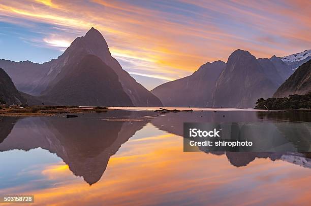 Foto de Milford Sound South Island Nova Zelândia e mais fotos de stock de Estreito de Milford - Estreito de Milford, Paisagem - Cena Não-urbana, Nova Zelândia