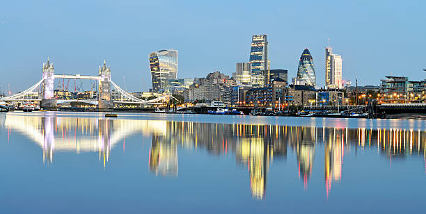 istock London evening skyline and the River Thames 503162812