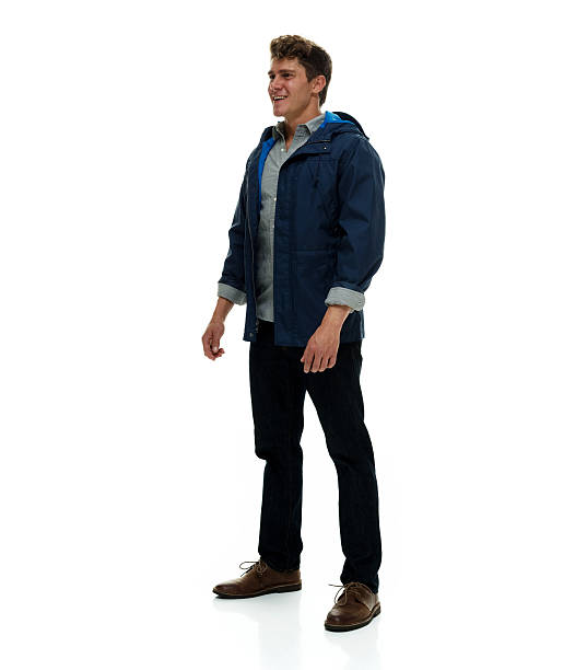 istock Cheerful casual man looking away 503163110
