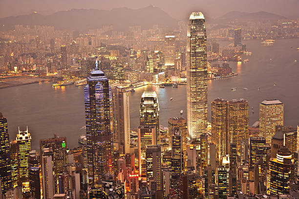 istock Hong Kong city view from Victoria peak 503164678