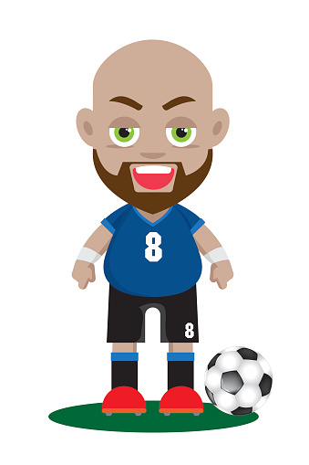 Soccer Player Vector Stock Illustration - Download Image Now - 2015, Adult, Cartoon - iStock Soccer Player Vector Stock Illustration - Download Image Now - 2015, Adult, Cartoon - iStock
