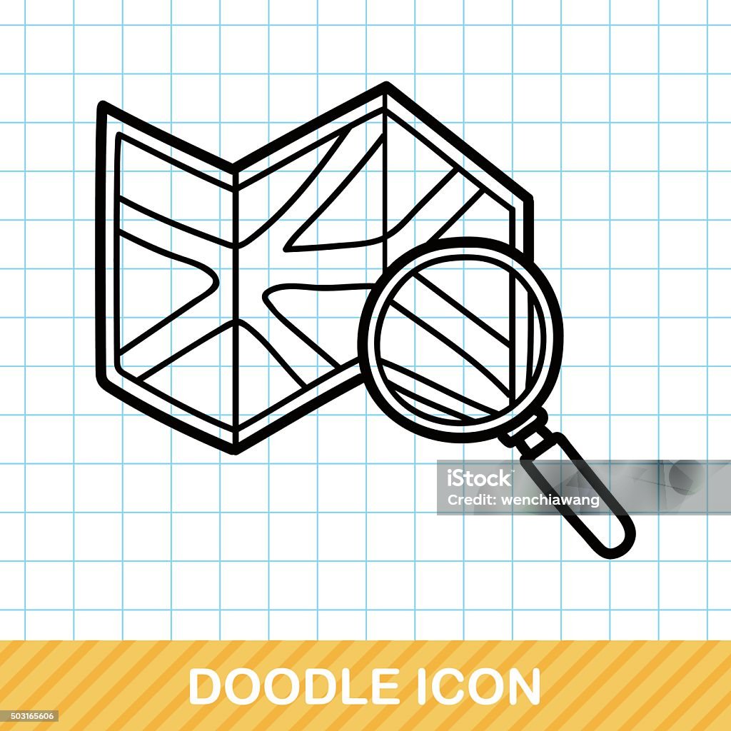Random Doodle Map Map Doodle Stock Illustration - Download Image Now - Abstract ...