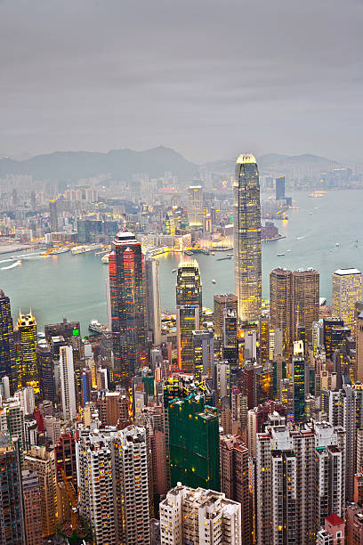 istock Hong Kong city view from Victoria peak 503166576