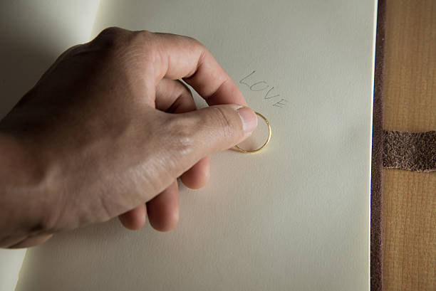 istock The ring in love dark concept. 503166768