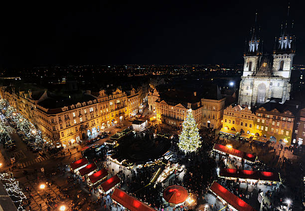 istock Prague old town square at Christmas 503170192