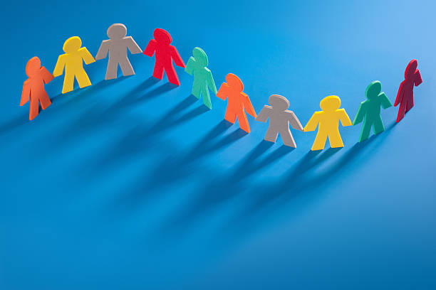 istock Group of Multi Colored Little People 503174171