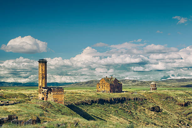 Ani Ruins, Kars, Turkey stock photo