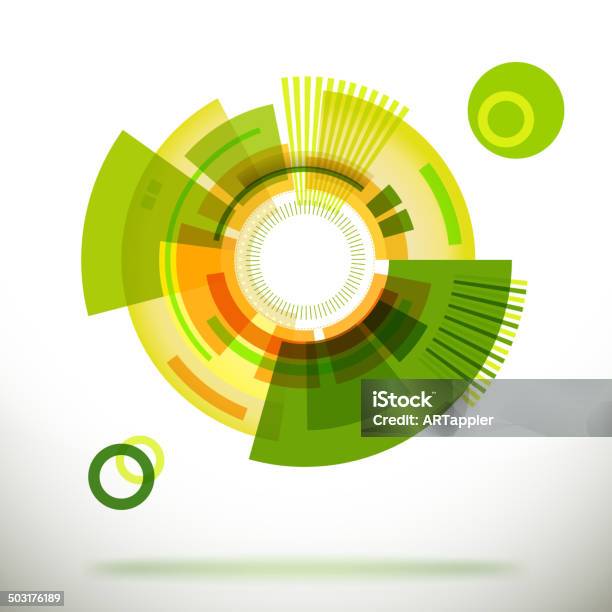 Flat Style Abstract Eco Friendly Technology Corner Stock Illustration ...