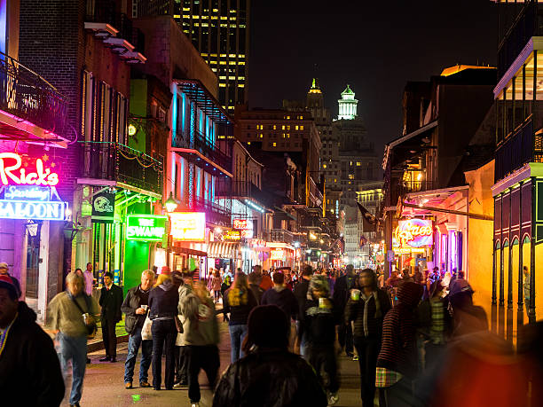 istock Bourbon Street Crowd, New Orleans 503177985