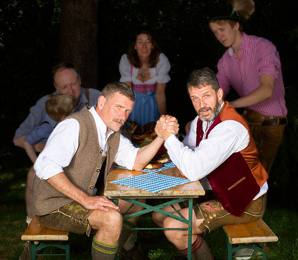 istock bavarian family in the park 503178247