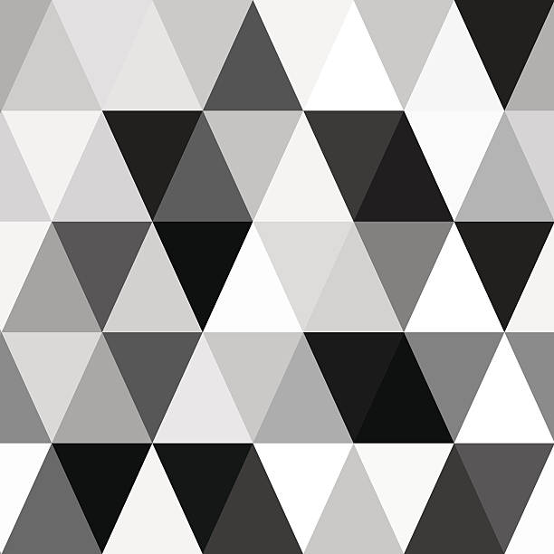 ilustraciones, imágenes clip art, dibujos animados e iconos de stock de abstracto blanco y negro patrón de geometría - pattern harlequin jester backgrounds